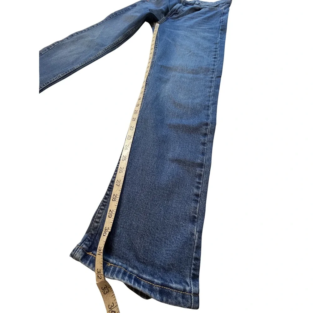 Levi's Men's 505 Straight Leg Jeans W32 L32 Medium Wash Western Utility Midrise